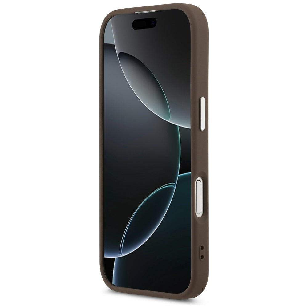 Θήκη MagSafe για Apple iPhone 17, Guess, Classic Logo, Καφέ