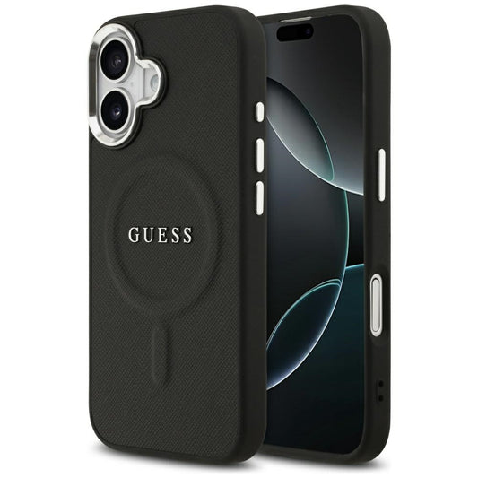 MagSafe Case for Apple iPhone 17, Guess, Classic Logo, Black