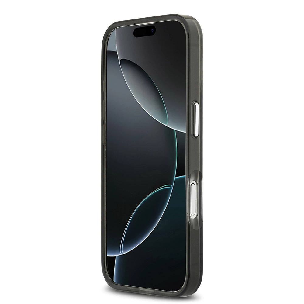 Θήκη MagSafe για Apple iPhone 17, Guess, IML Gradient Triangle Logo, Μαύρη