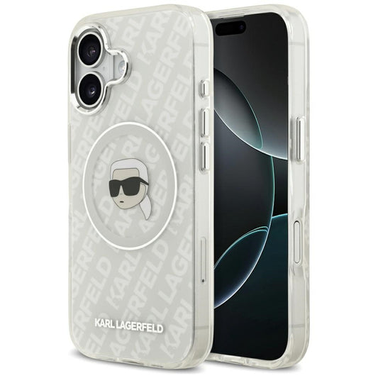 Θήκη MagSafe για Apple iPhone 17, Karl Lagerfeld, IML Karl`s Head, Γκρι