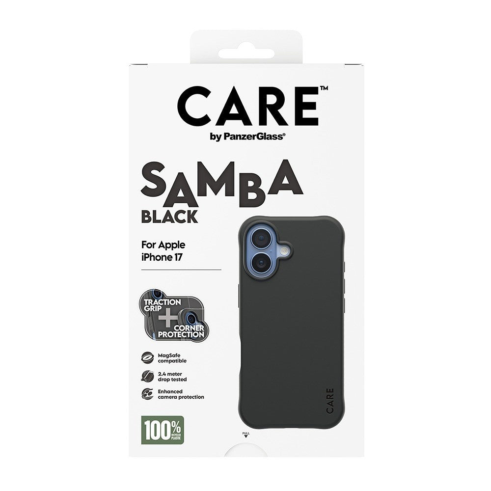 MagSafe Case for Apple iPhone 17, PanzerGlass, Fashionable Care, Black