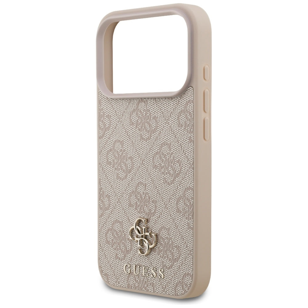 Θήκη MagSafe για Apple iPhone 17 Pro, Guess, 4G Small and Classic Logo, Ροζ