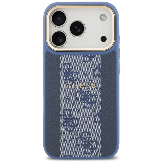 Θήκη MagSafe για Apple iPhone 17 Pro, Guess, 4G Stripe, Μπλε
