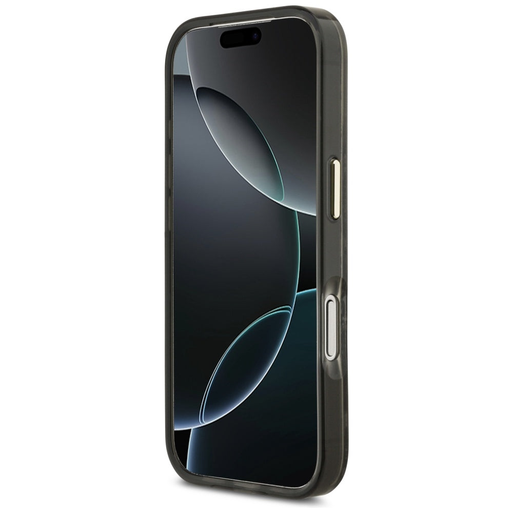 Θήκη MagSafe για Apple iPhone 17 Pro, Guess, Python Pattern, Μαύρη