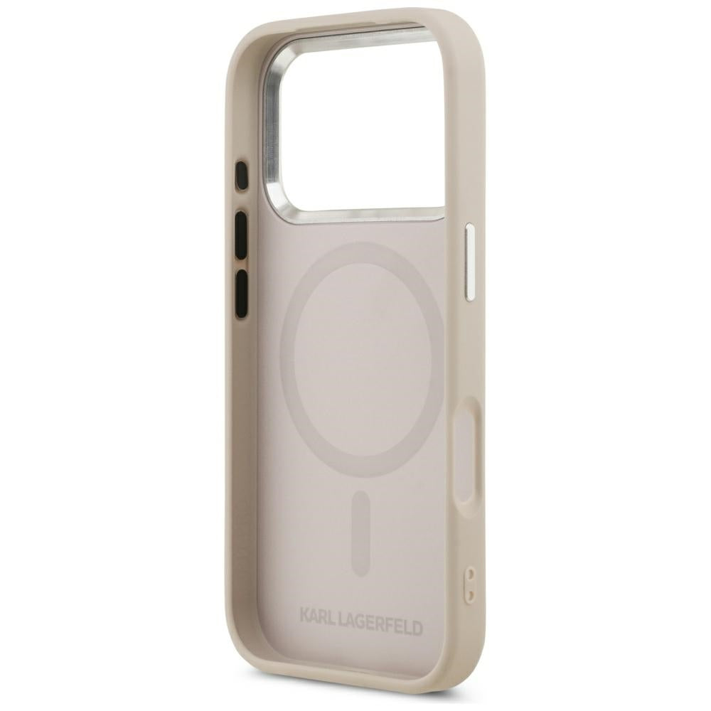 Θήκη MagSafe για Apple iPhone 17 Pro, Karl Lagerfeld, Choupette Pin, Ροζ