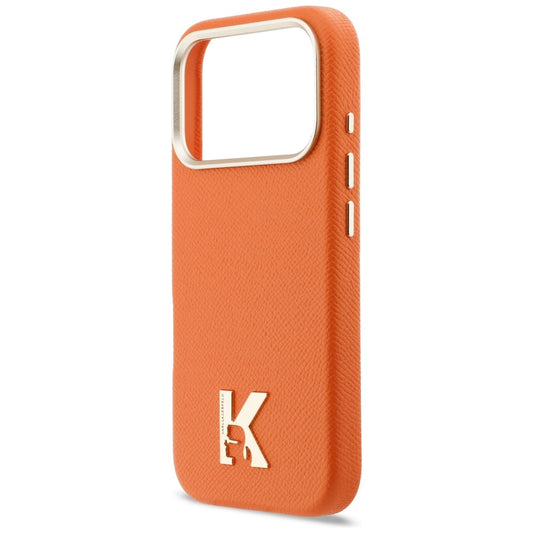 Θήκη MagSafe για Apple iPhone 17 Pro, Karl Lagerfeld, Karl Head Logo, Πορτοκαλί