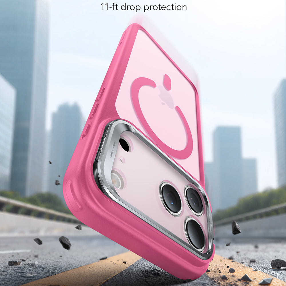 Θήκη MagSafe για Apple iPhone 17 Pro Max, ESR, Classic Hybrid Kickstand, Ροζ Σατέν