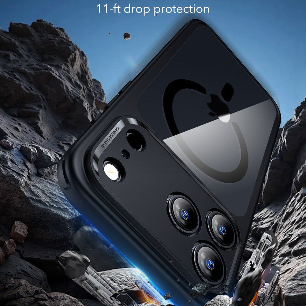 MagSafe Case for Apple iPhone 17 Pro Max, ESR, Classic Hybrid, Transparent Black