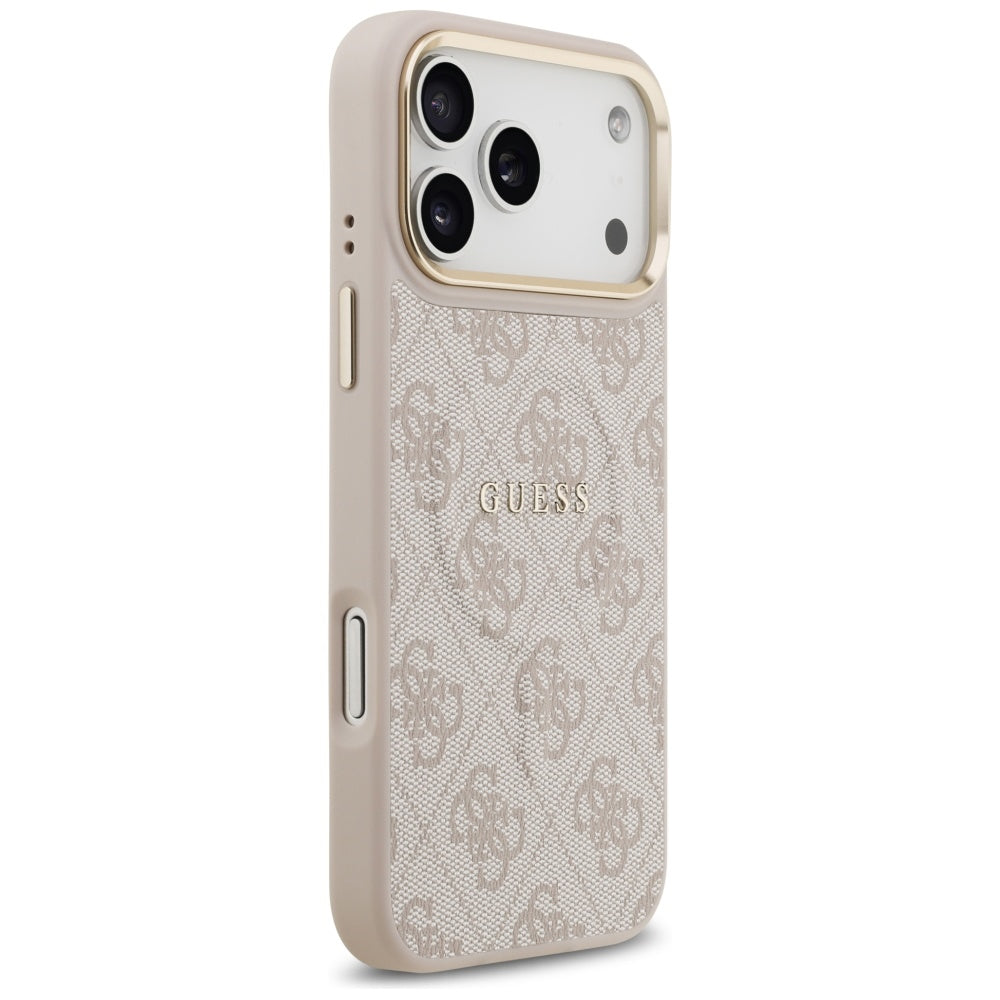 Θήκη MagSafe για Apple iPhone 17 Pro Max, Guess, 4G Classic, Ροζ
