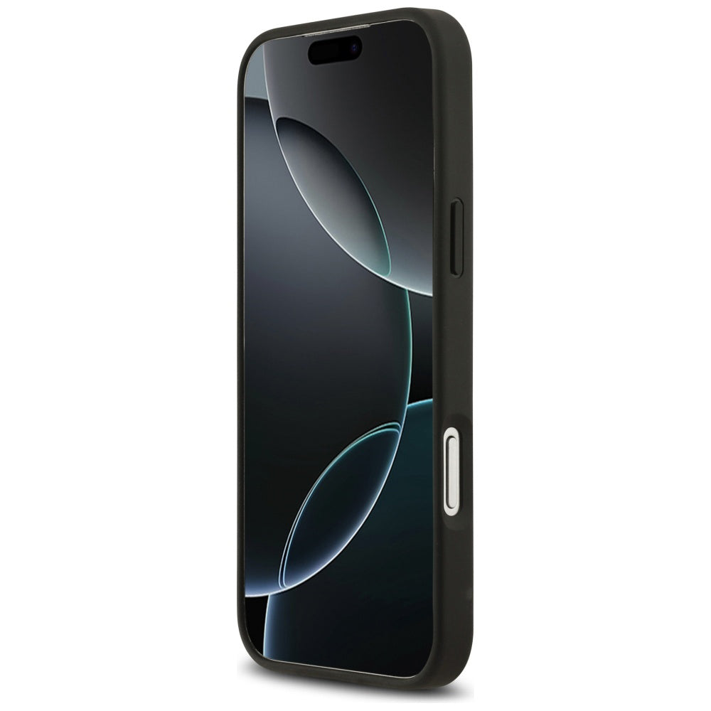 Θήκη MagSafe για Apple iPhone 17 Pro Max, Guess, 4G Flowers Print, Μαύρη