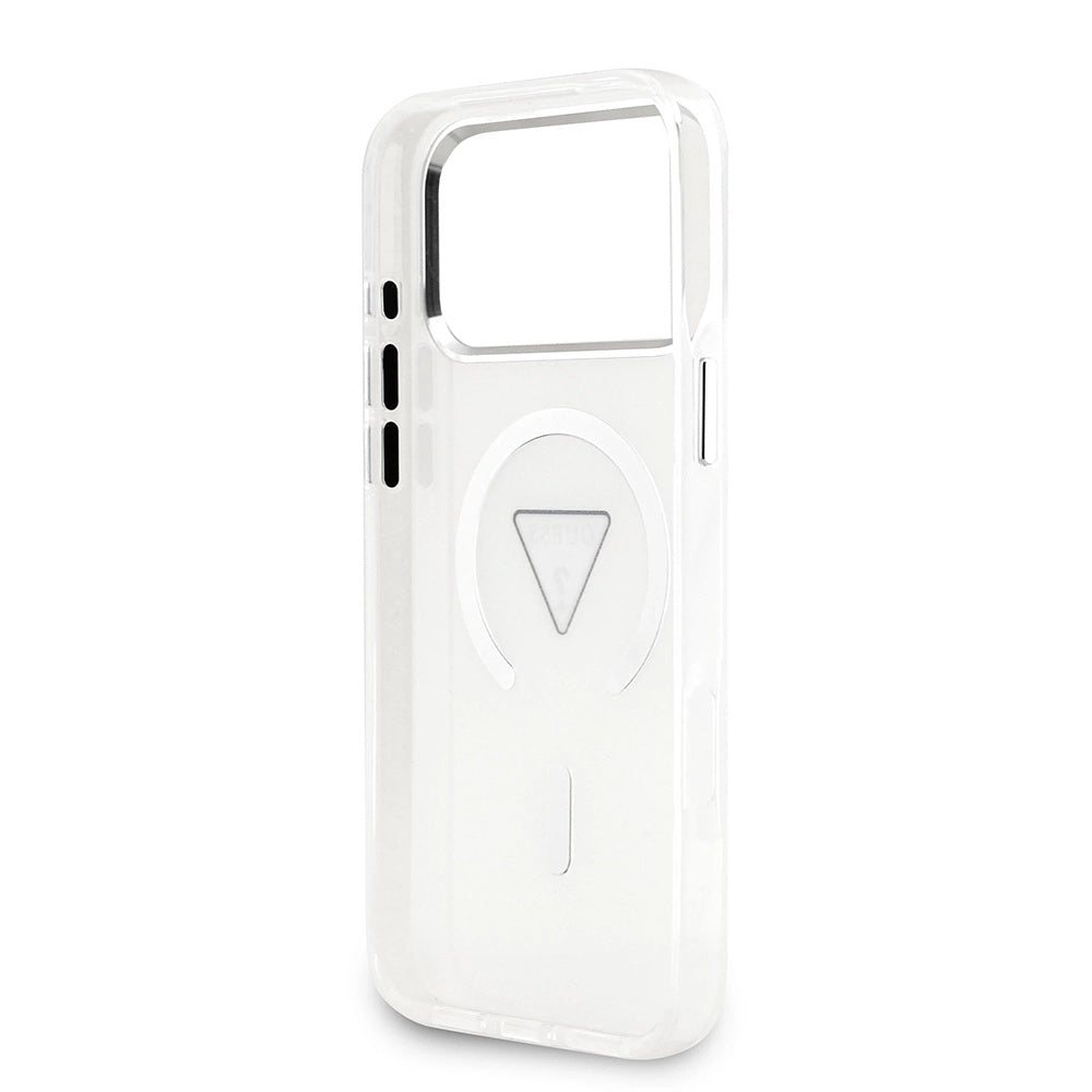Θήκη MagSafe για Apple iPhone 17 Pro Max, Guess, IML Gradient Triangle Logo, Διαφανής