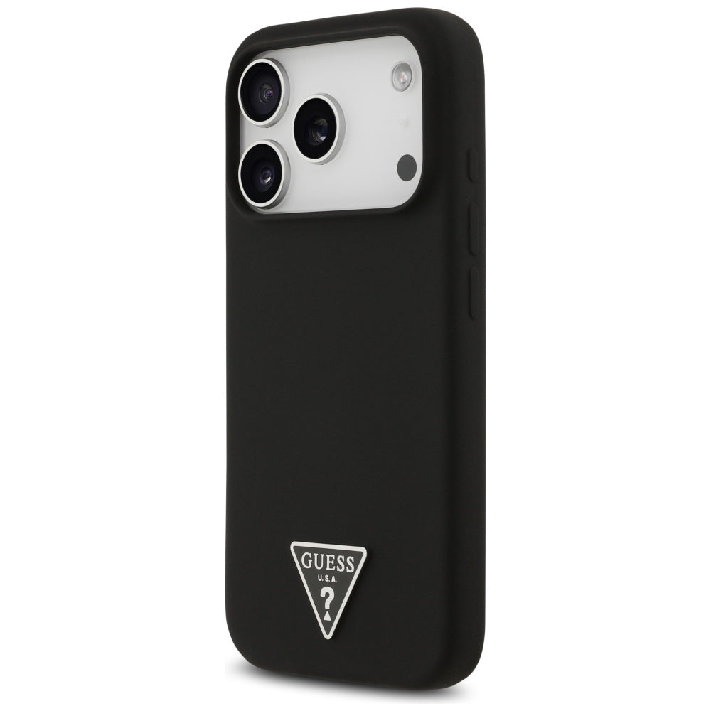 Θήκη MagSafe για Apple iPhone 17 Pro Max, Guess, Triangle Logo, Μαύρη