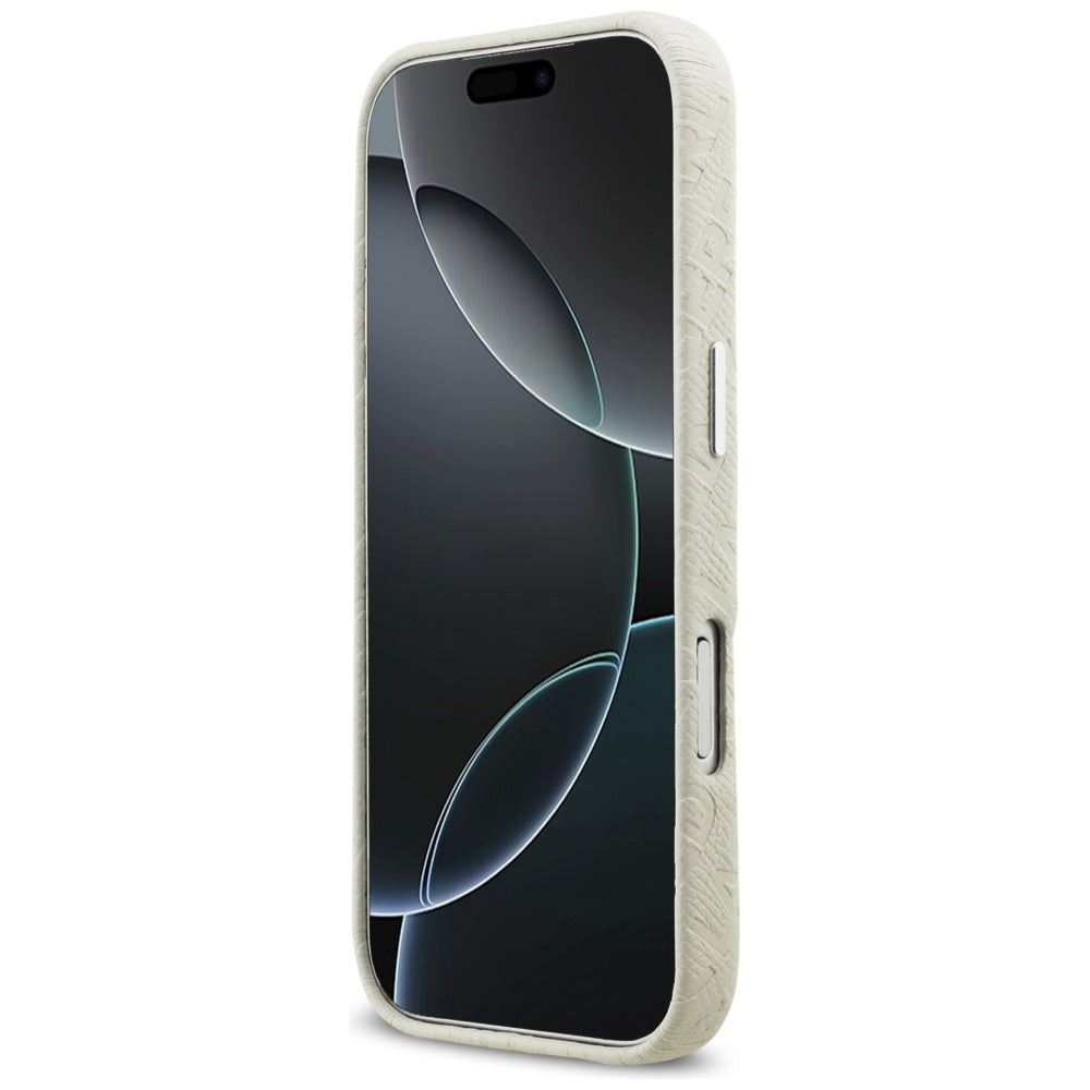 Θήκη MagSafe για Apple iPhone 17 Pro Max, Karl Lagerfeld, FW Stamped Karl, Μπεζ