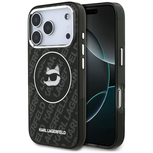 MagSafe Case for Apple iPhone 17 Pro Max, Karl Lagerfeld, IML Choupette's Head, Black