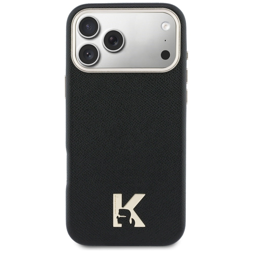 Θήκη MagSafe για Apple iPhone 17 Pro Max, Karl Lagerfeld, Karl Head Logo, Μαύρη