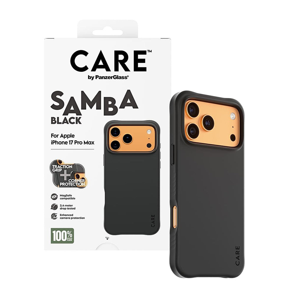 Θήκη MagSafe για Apple iPhone 17 Pro Max, PanzerGlass, Care Fashionable, Μαύρη