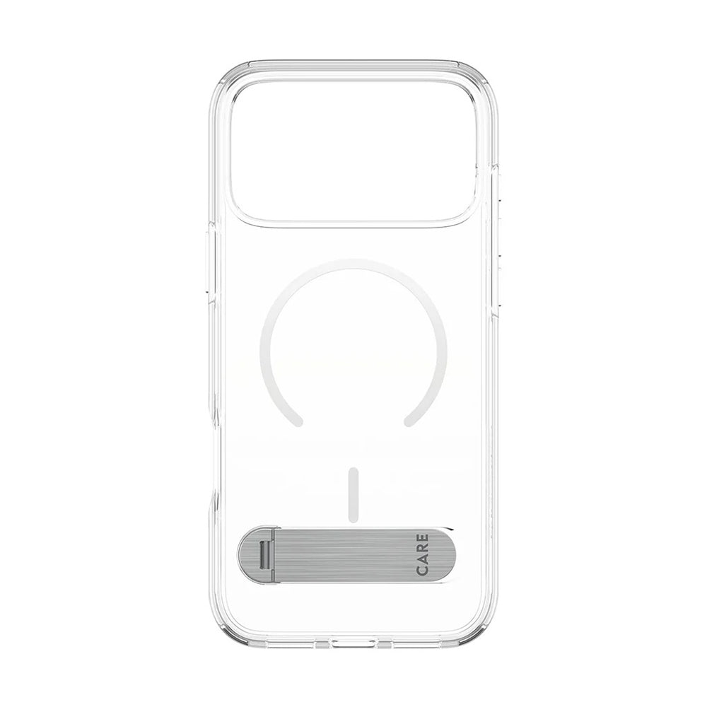 Θήκη MagSafe για Apple iPhone 17 Pro Max, PanzerGlass, με Χαρακτηριστικό Kickstand, Διάφανη Λευκή