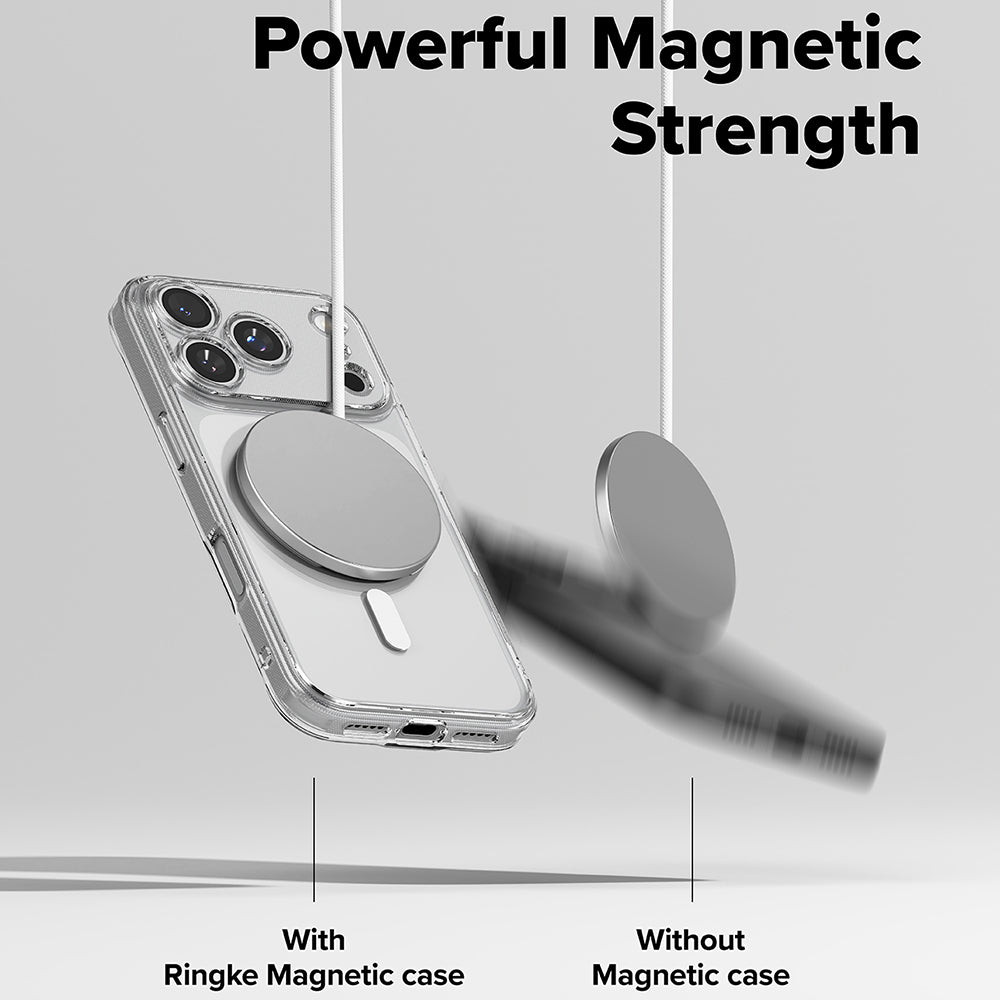 Θήκη MagSafe για Apple iPhone 17 Pro Max, Ringke, Fusion, Διάφανη