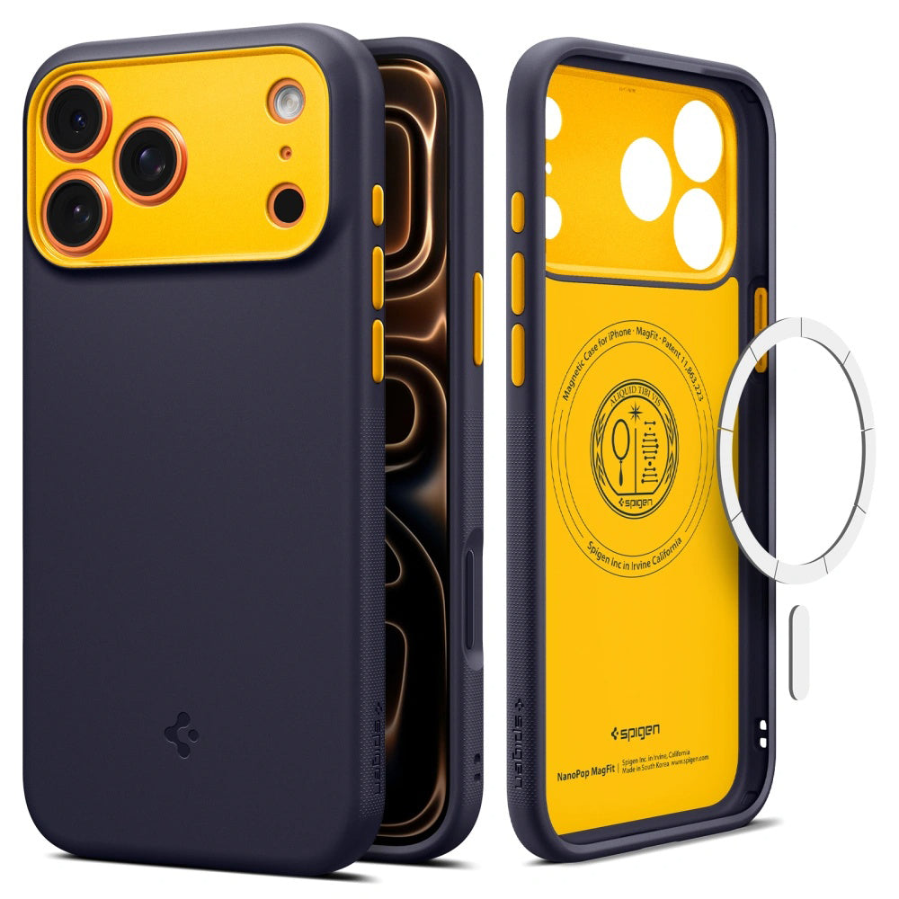 MagSafe Case for Apple iPhone 17 Pro Max, Spigen, Caseology Nano Pop, Mov ACS10260