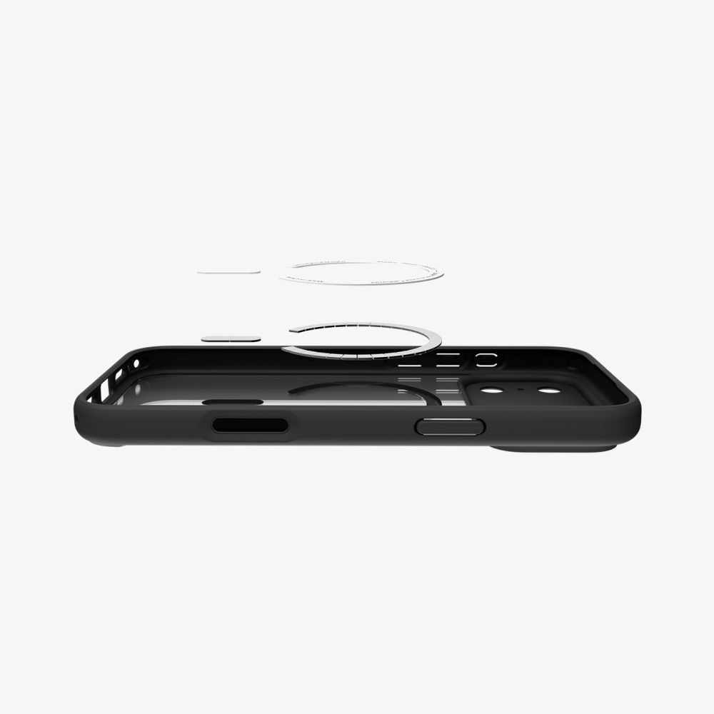 Θήκη MagSafe για Apple iPhone 17 Pro Max, Spigen, Ultra Hybrid, Μαύρη Πορτοκαλί Σατέν ACS10482