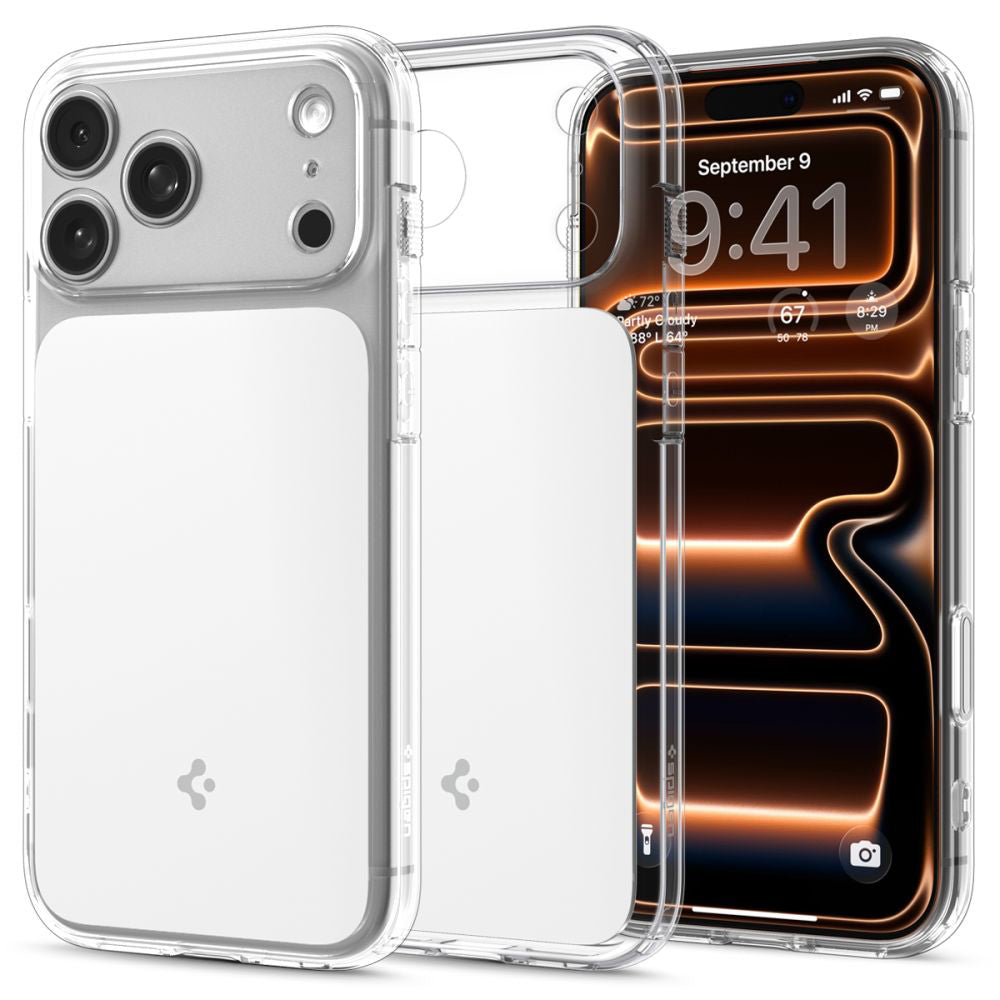 Θήκη MagSafe για Apple iPhone 17 Pro Max, Spigen, Ultra Hybrid T, Λευκή ACS10280
