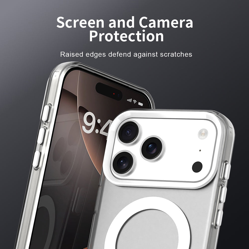 Θήκη MagSafe για Apple iPhone 17 Pro Max, Techsuit, CandyCase, Λευκή