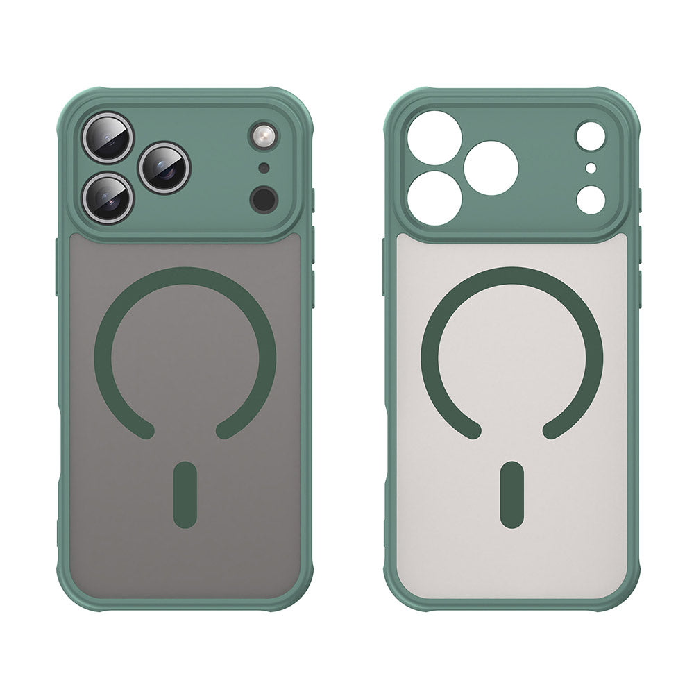 Θήκη MagSafe για Apple iPhone 17 Pro Max, Techsuit, HaloFrost II, Πράσινο
