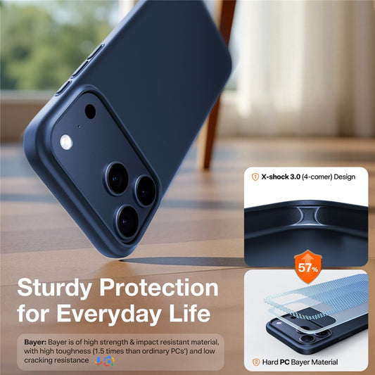 Θήκη MagSafe για Apple iPhone 17 Pro Max, Torras, SlimFit, Μπλε