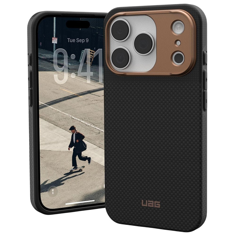 MagSafe Case for Apple iPhone 17 Pro Max, Urban Armor Gear, Fibr Armr, Black Bronze