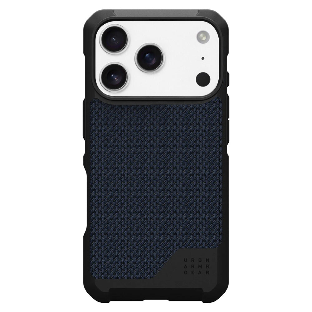 MagSafe Case for Apple iPhone 17 Pro Max, Urban Armor Gear, Metropolis LT Kevlar, Navy Blue