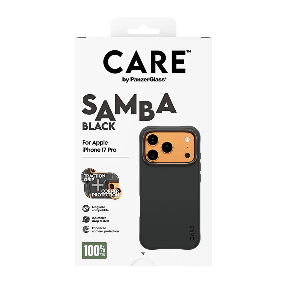 Θήκη MagSafe για Apple iPhone 17 Pro, PanzerGlass, Care Fashionable, Μαύρη