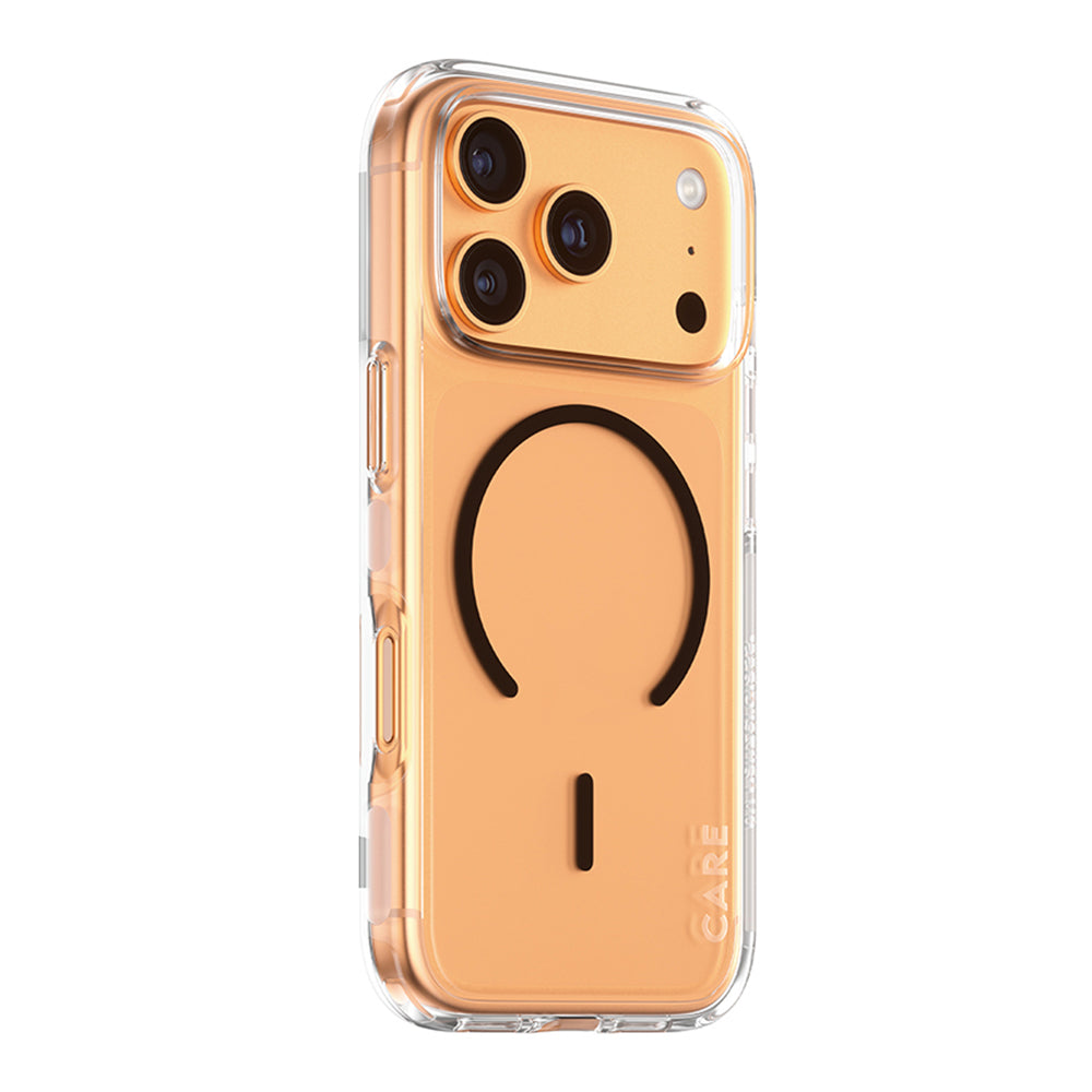 MagSafe Case for Apple iPhone 17 Pro, PanzerGlass, Urban Explorer Care, Black Transparent