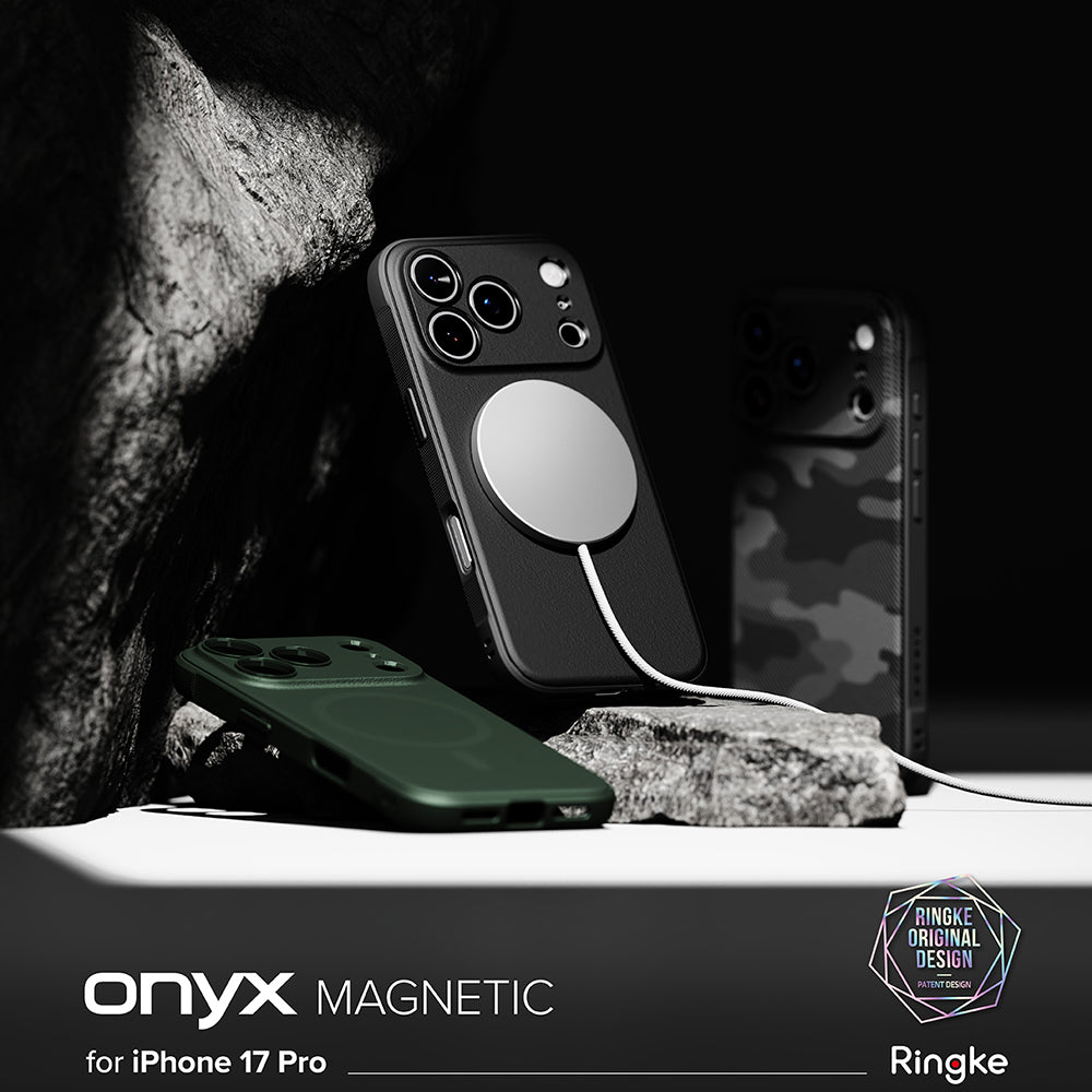 Θήκη MagSafe για Apple iPhone 17 Pro, Ringke, Onyx, Μαύρη