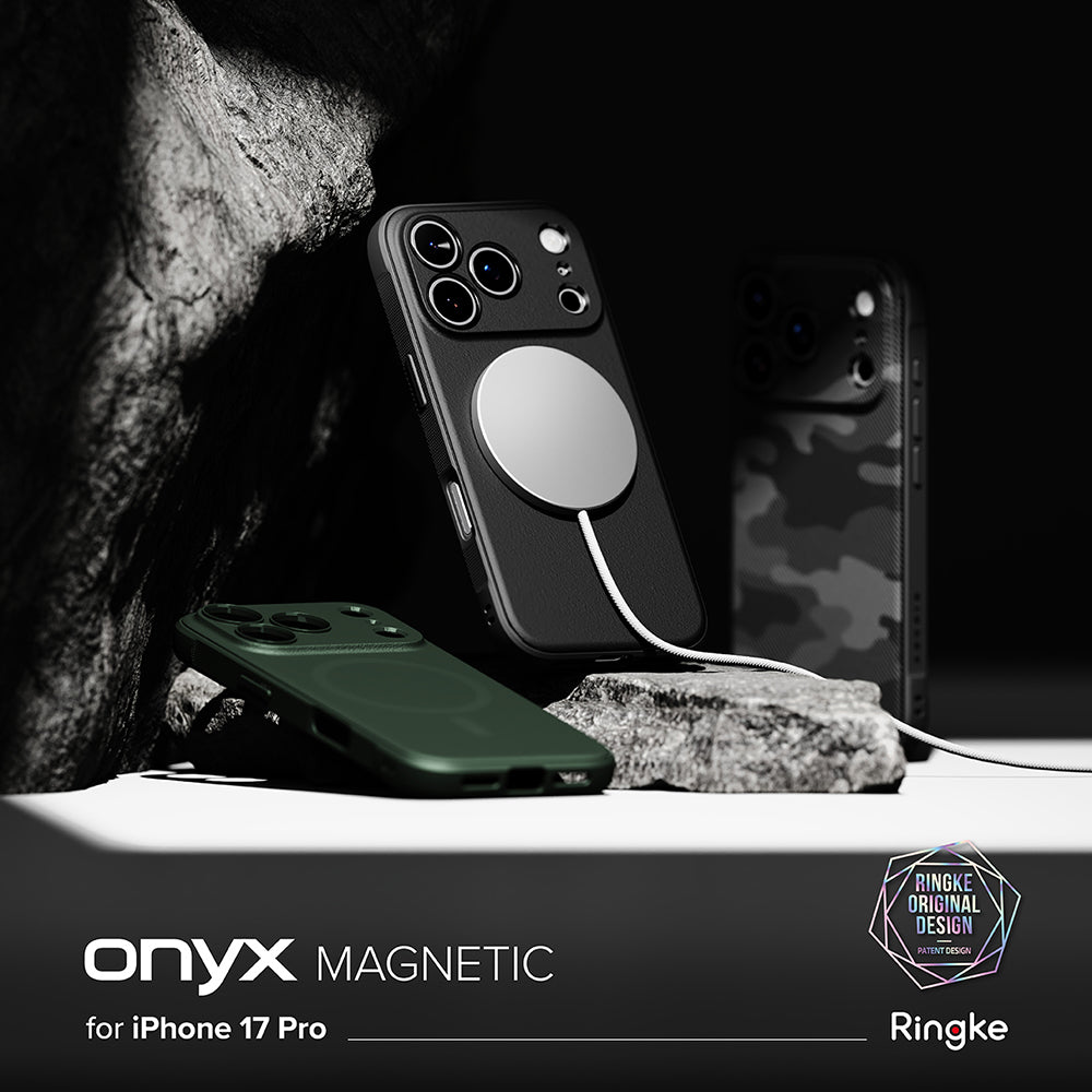 Θήκη MagSafe για Apple iPhone 17 Pro, Ringke, Όνυξ, Σκούρο Πράσινο