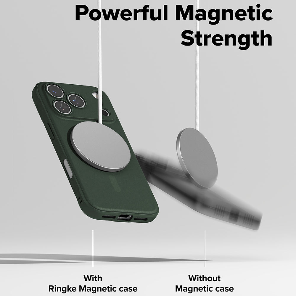 Θήκη MagSafe για Apple iPhone 17 Pro, Ringke, Όνυξ, Σκούρο Πράσινο