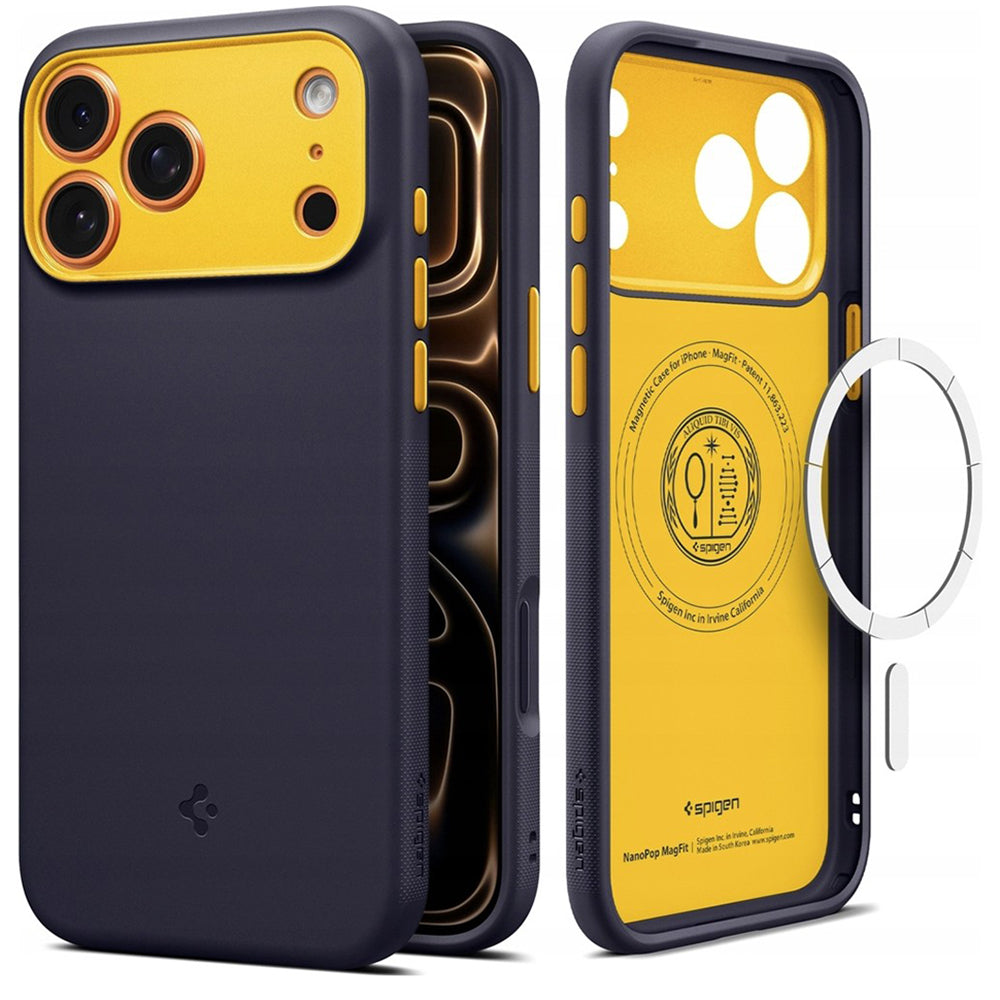 Θήκη MagSafe για Apple iPhone 17 Pro, Spigen, Caseology Nano Pop, Mov ACS10326