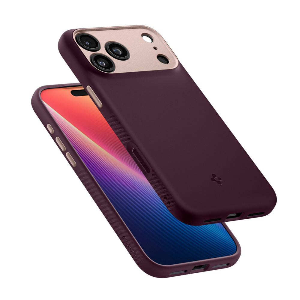 Θήκη MagSafe για Apple iPhone 17 Pro, Spigen, Caseology Nano Pop, Βυσσινί ACS10327