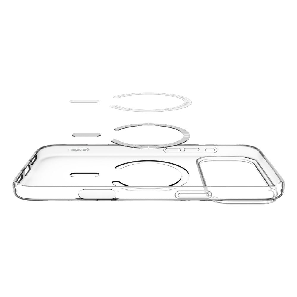 Θήκη MagSafe για Apple iPhone 17 Pro, Spigen, Liquid Crystal, Λευκή ACS10396