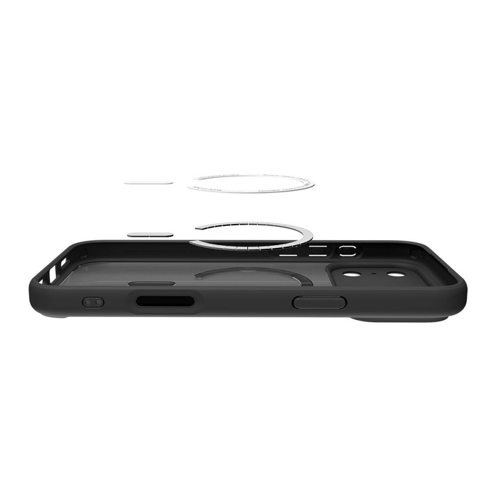 Θήκη MagSafe για Apple iPhone 17 Pro, Spigen, Ultra Hybrid, Μαύρη Σατινέ ACS10349
