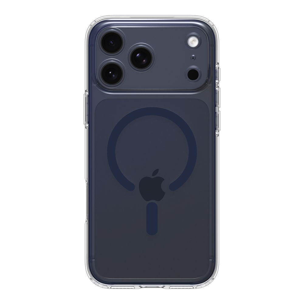Θήκη MagSafe για Apple iPhone 17 Pro, Spigen, Ultra Hybrid, Διάφανη Ναυτικό ACS11111