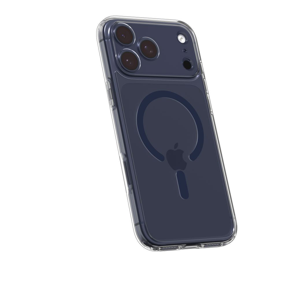 Θήκη MagSafe για Apple iPhone 17 Pro, Spigen, Ultra Hybrid, Διάφανη Ναυτικό ACS11111