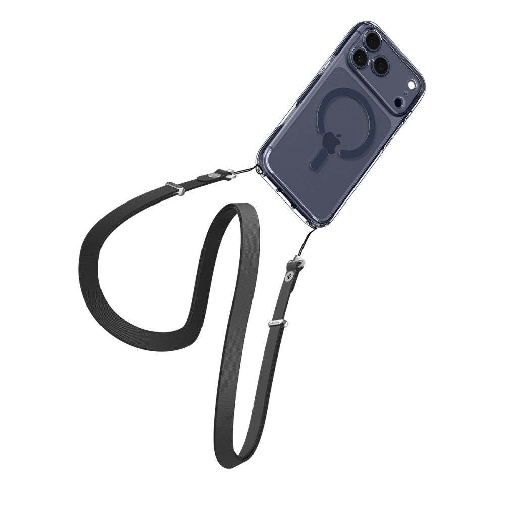 Θήκη MagSafe για Apple iPhone 17 Pro, Spigen, Ultra Hybrid, Διάφανη Ναυτικό ACS11111