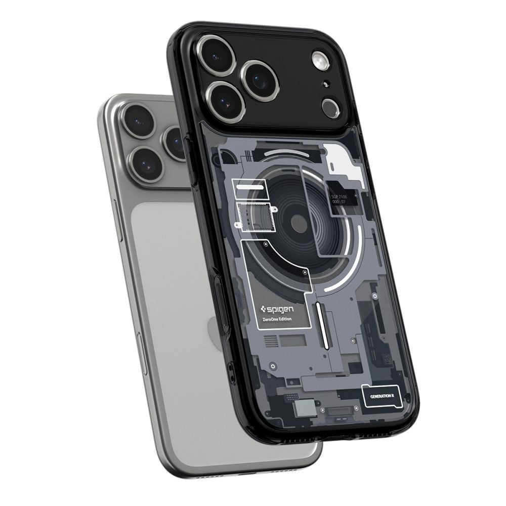 Θήκη MagSafe για Apple iPhone 17 Pro, Spigen, Ultra Hybrid Zero One, Μαύρη ACS10353
