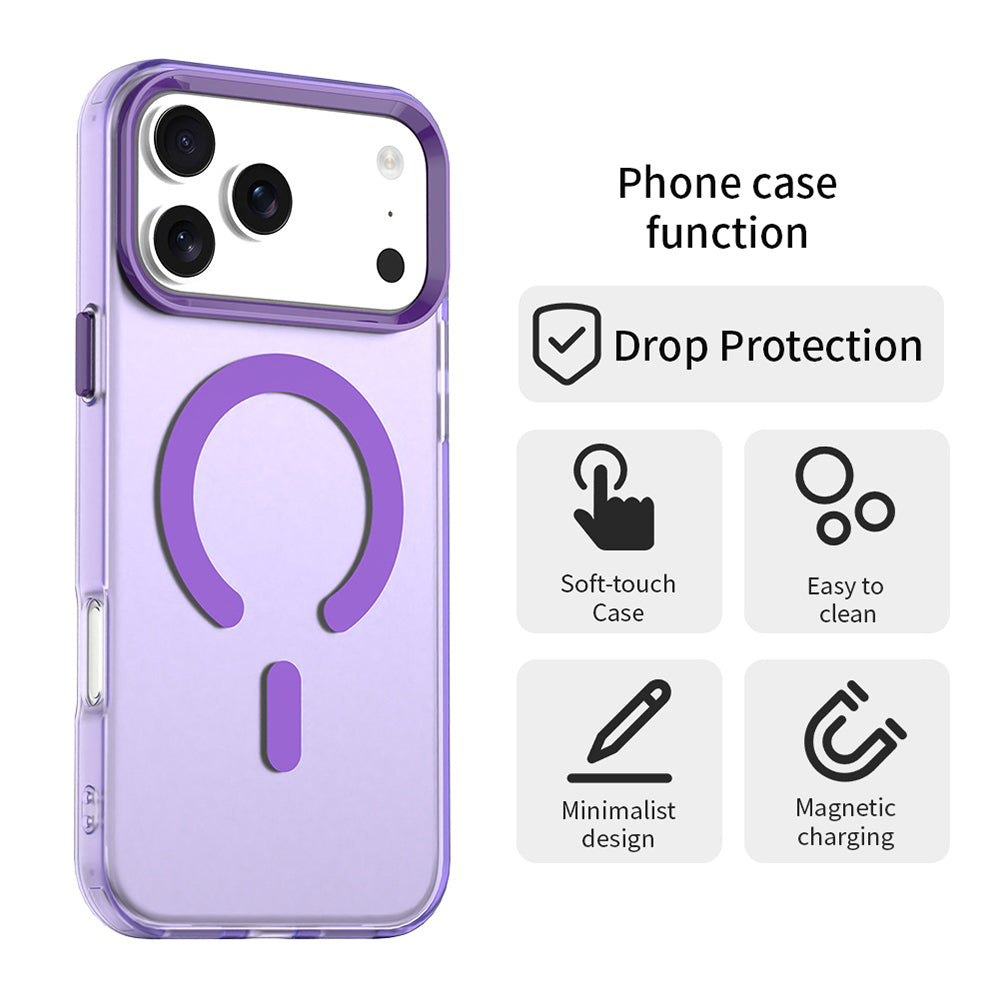 Θήκη MagSafe για Apple iPhone 17 Pro, Techsuit, CandyCase, Μωβ