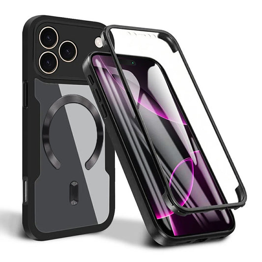 Θήκη MagSafe για Apple iPhone 17 Pro, Techsuit, ColorVerse 360, Μαύρη
