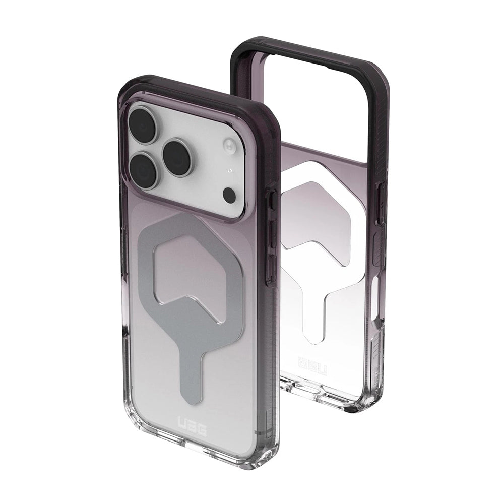 MagSafe Case for Apple iPhone 17 Pro, Urban Armor Gear, Plyo, Transparent Black