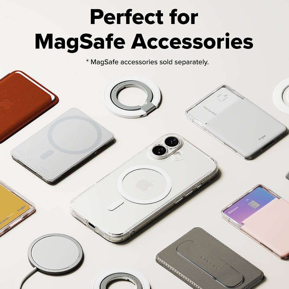 Θήκη MagSafe για Apple iPhone 17, Ringke, Fusion, Διάφανη