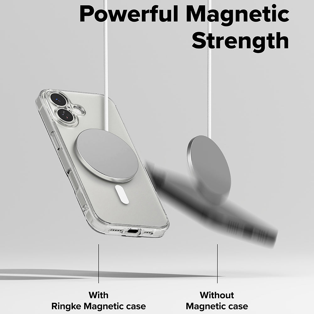 Θήκη MagSafe για Apple iPhone 17, Ringke, Fusion, Ματ Διαφανής
