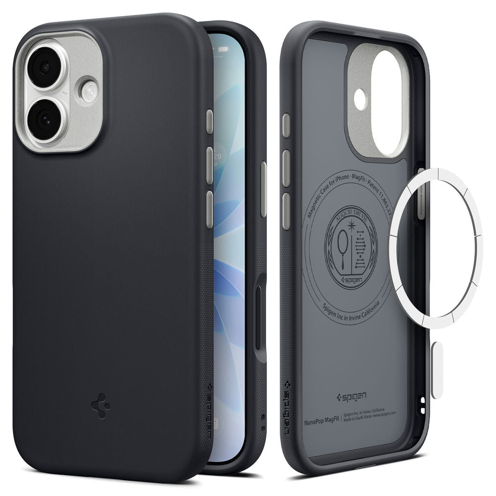 Θήκη MagSafe για Apple iPhone 17, Spigen, Caseology Nano Pop, Μαύρη ACS10366