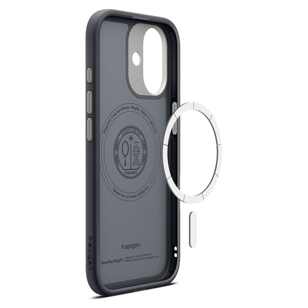 Θήκη MagSafe για Apple iPhone 17, Spigen, Caseology Nano Pop, Μαύρη ACS10366